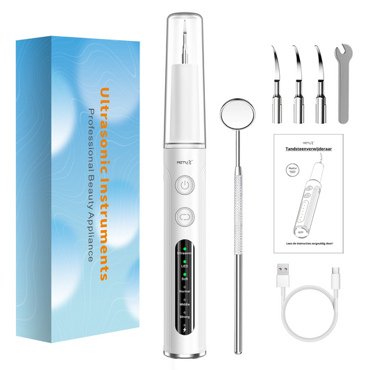 MetuX® Elektrische Tandsteenverwijderaar - Tandplak Verwijderaar