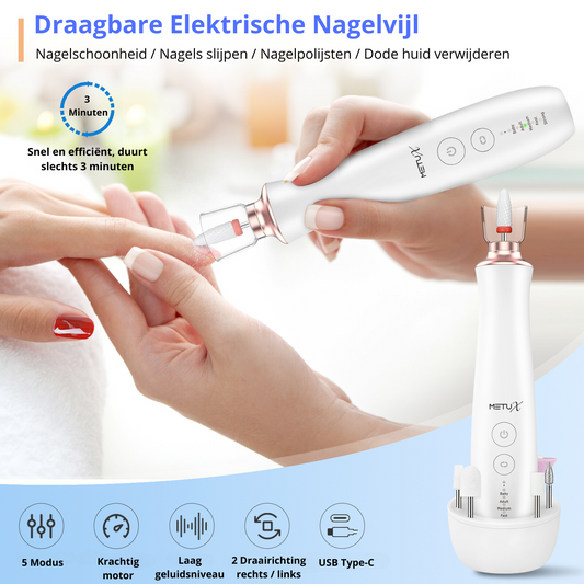 MetuX® Elektrische nagelvijl