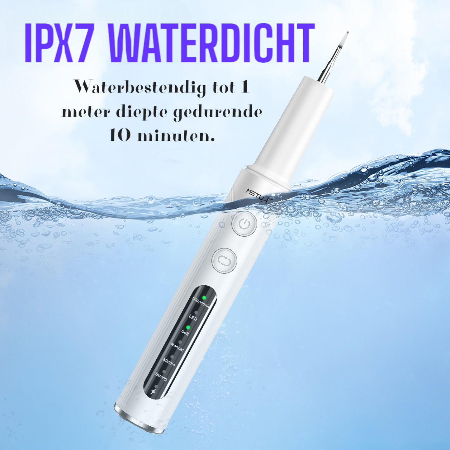 MetuX® Elektrische Tandsteenverwijderaar - Tandplak Verwijderaar