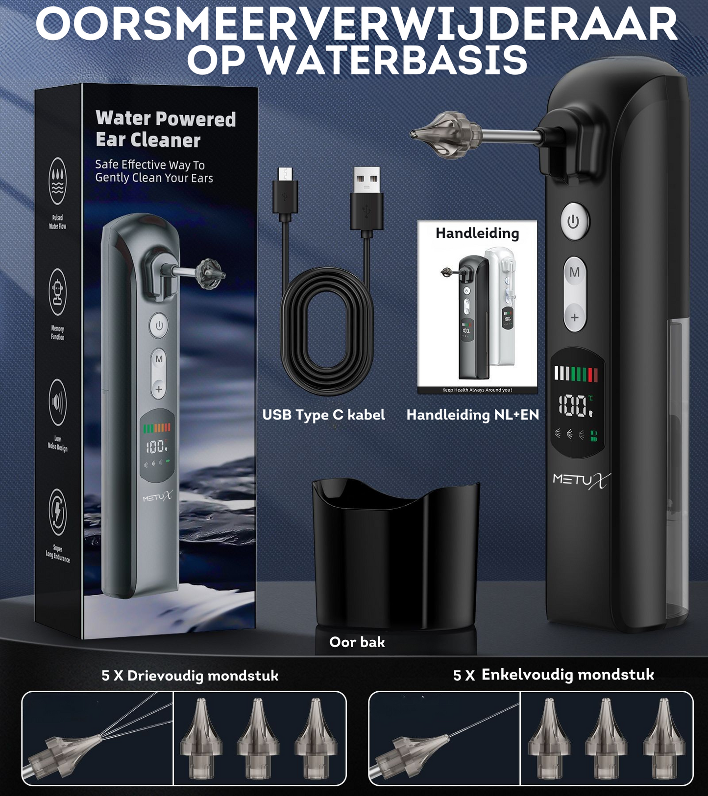 MetuX® Oorreiniger op waterbasis