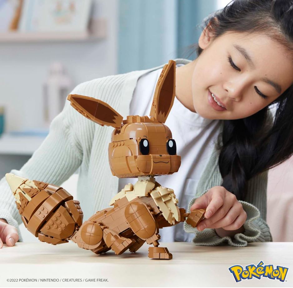 Mega Pokemon – Eevee Bouwset (28 cm) - 824 bouwstenen en onderdelen