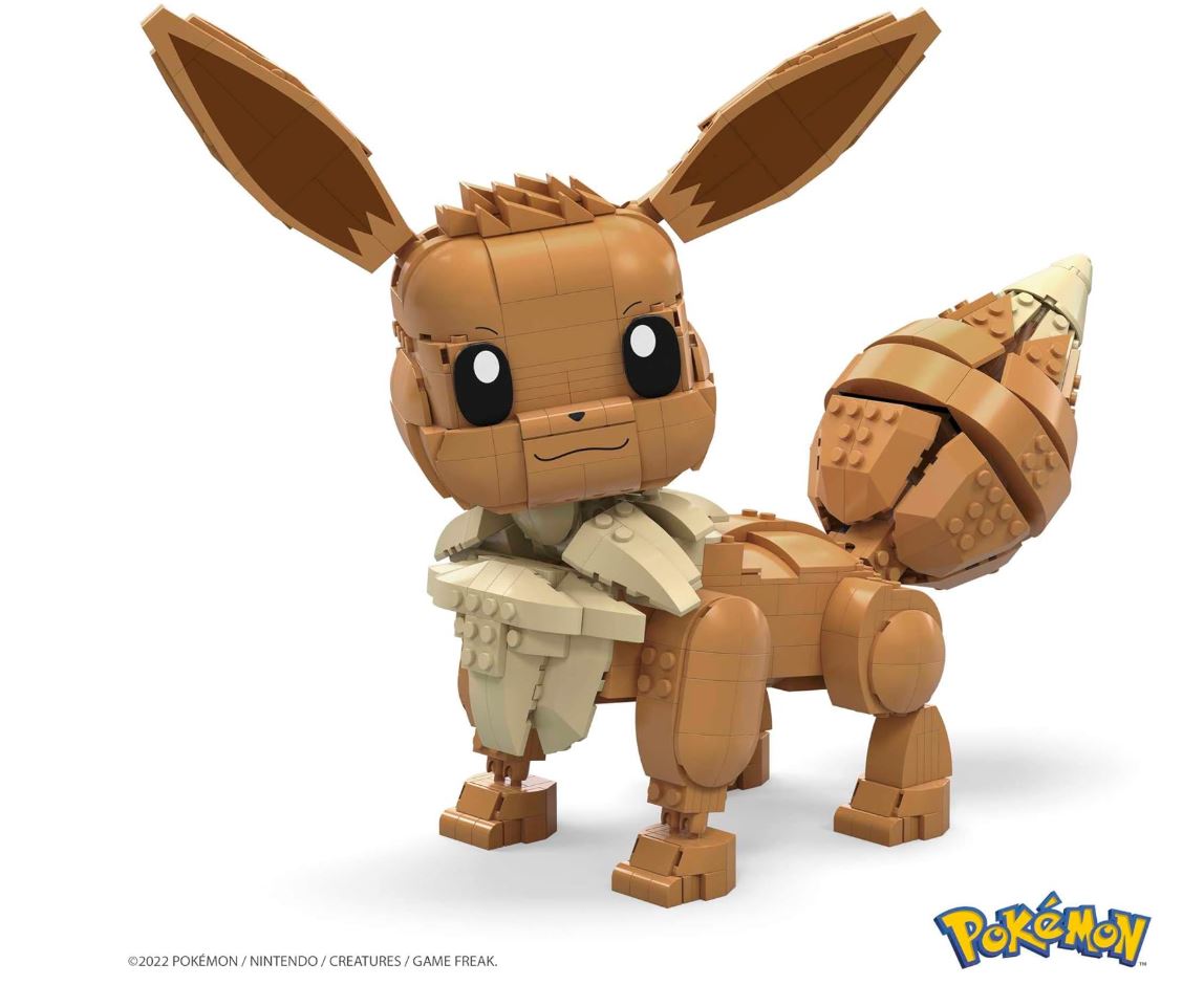 Mega Pokemon – Eevee Bouwset (28 cm) - 824 bouwstenen en onderdelen