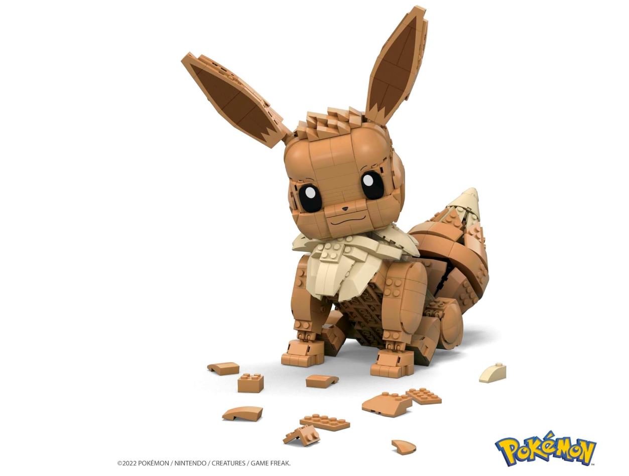 Mega Pokemon – Eevee Bouwset (28 cm) - 824 bouwstenen en onderdelen
