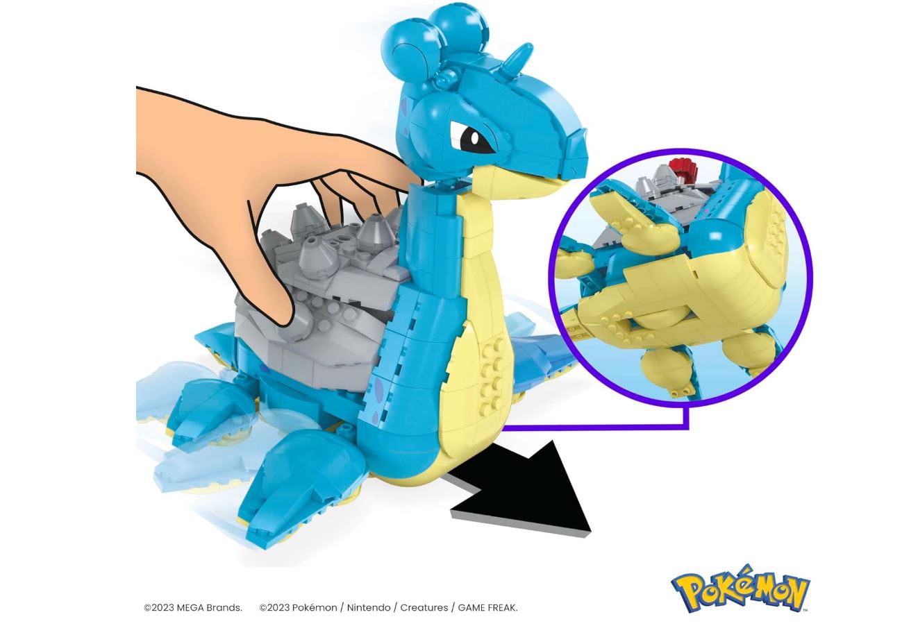 Mega Pokémon – Lapras Bouwset (527 onderdelen, 18 cm)