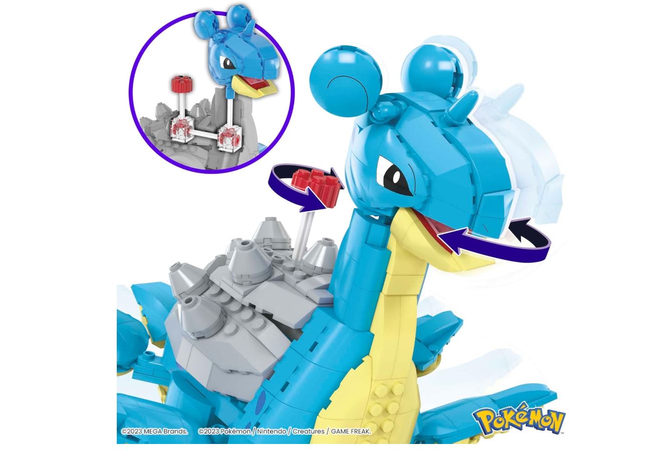 Mega Pokémon – Lapras Bouwset (527 onderdelen, 18 cm)