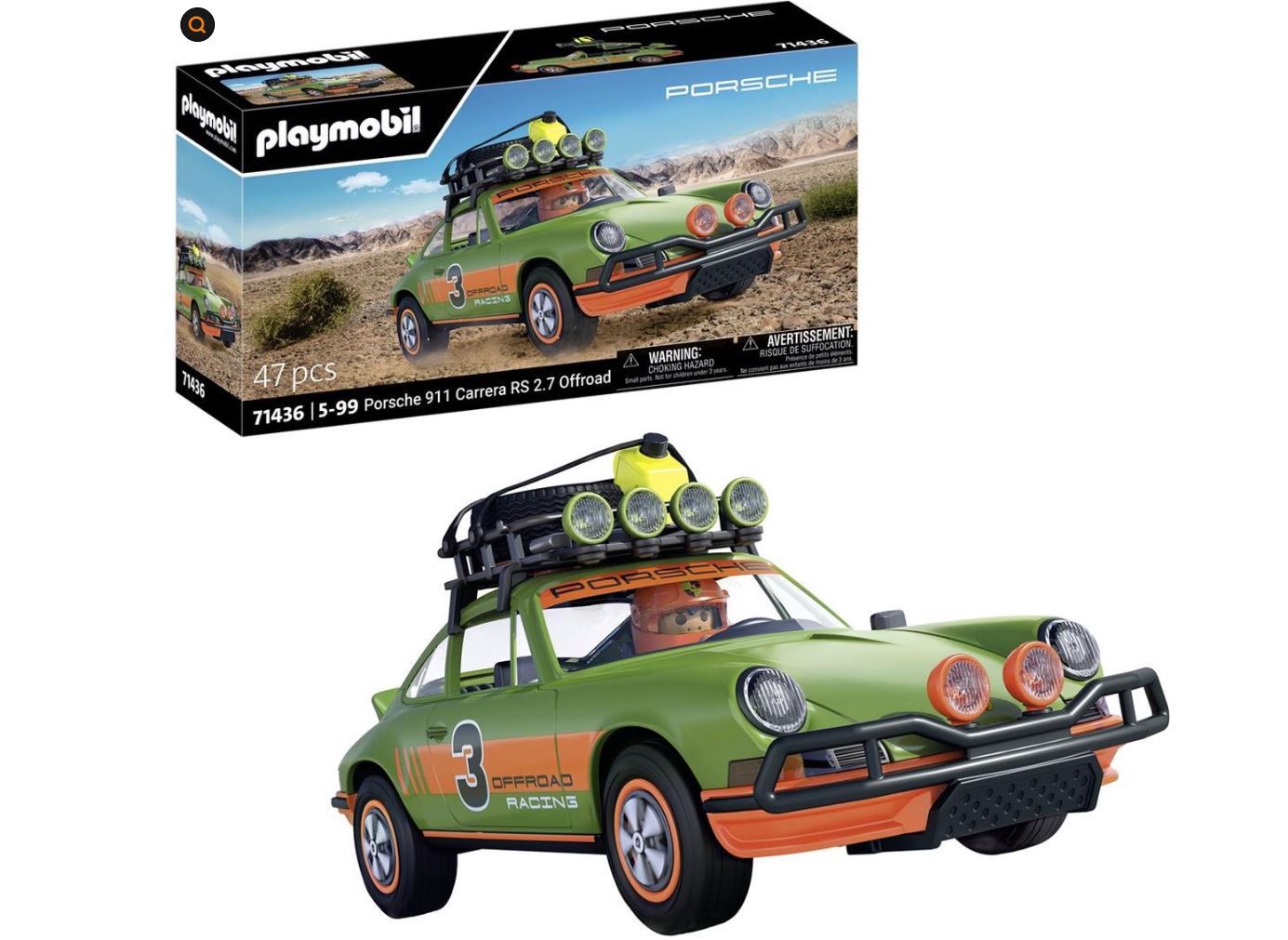 Playmobil Porsche 911 Carrera RS 2.7 Offroad – Speciale Editie (71436)