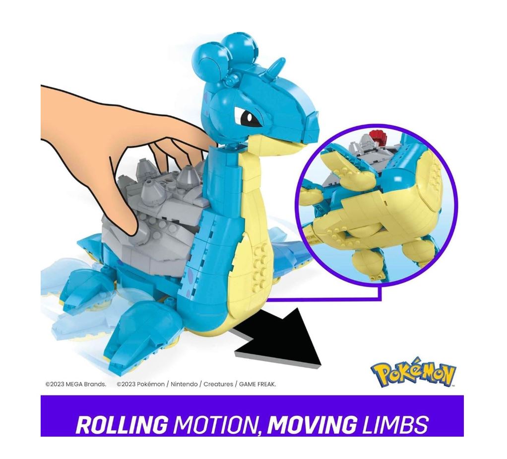 Mega Pokémon – Lapras Bouwset (527 onderdelen, 18 cm)